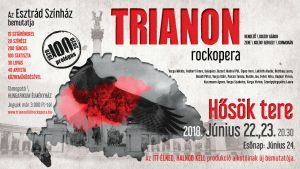 Trianon-rockoperát mutatnak be június 22-én és 23-án a Hősök terén